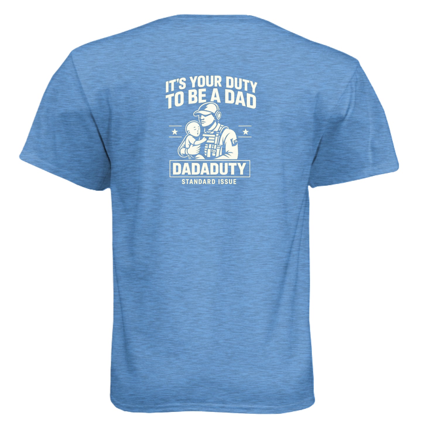 Heather Columbia Blue - BACK