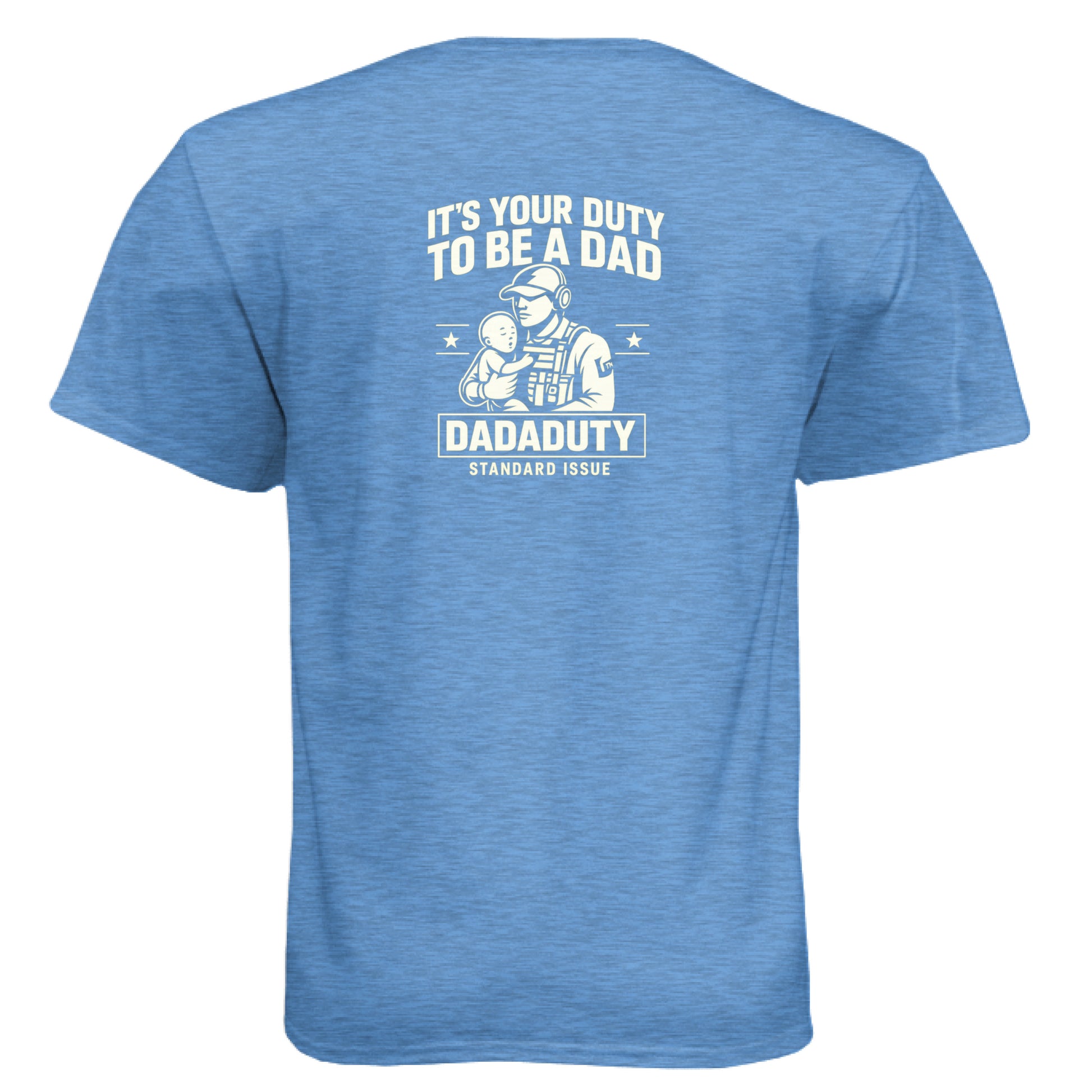 Heather Columbia Blue - BACK