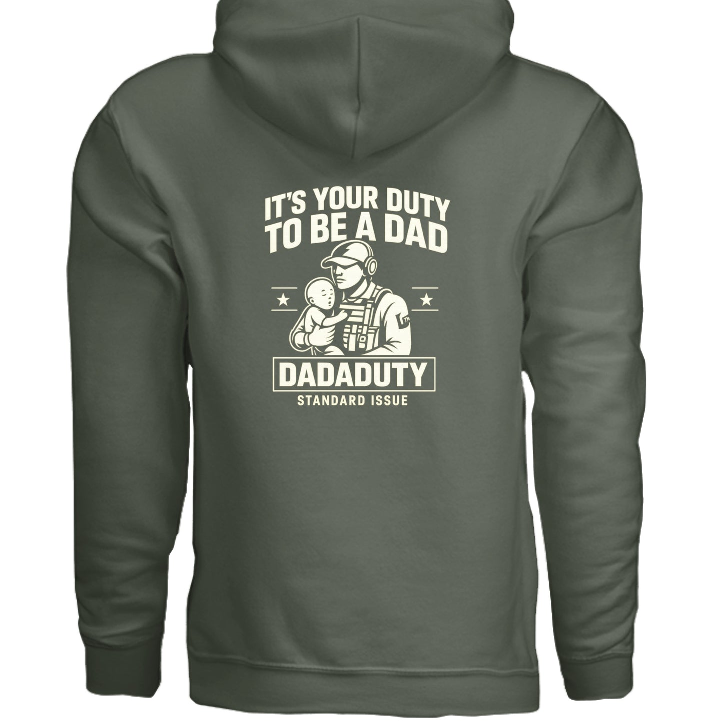 MILITARY GREEN - BACK