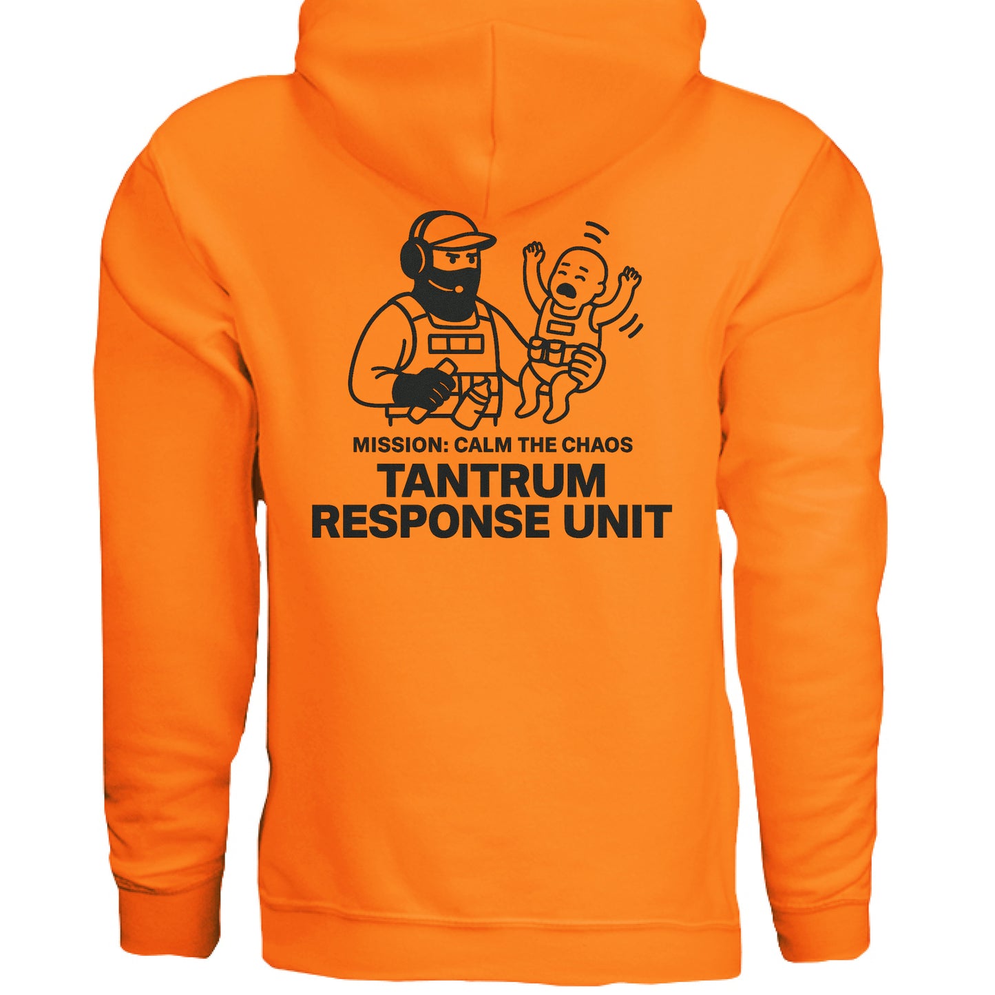 SAFETY ORANGE - BACK