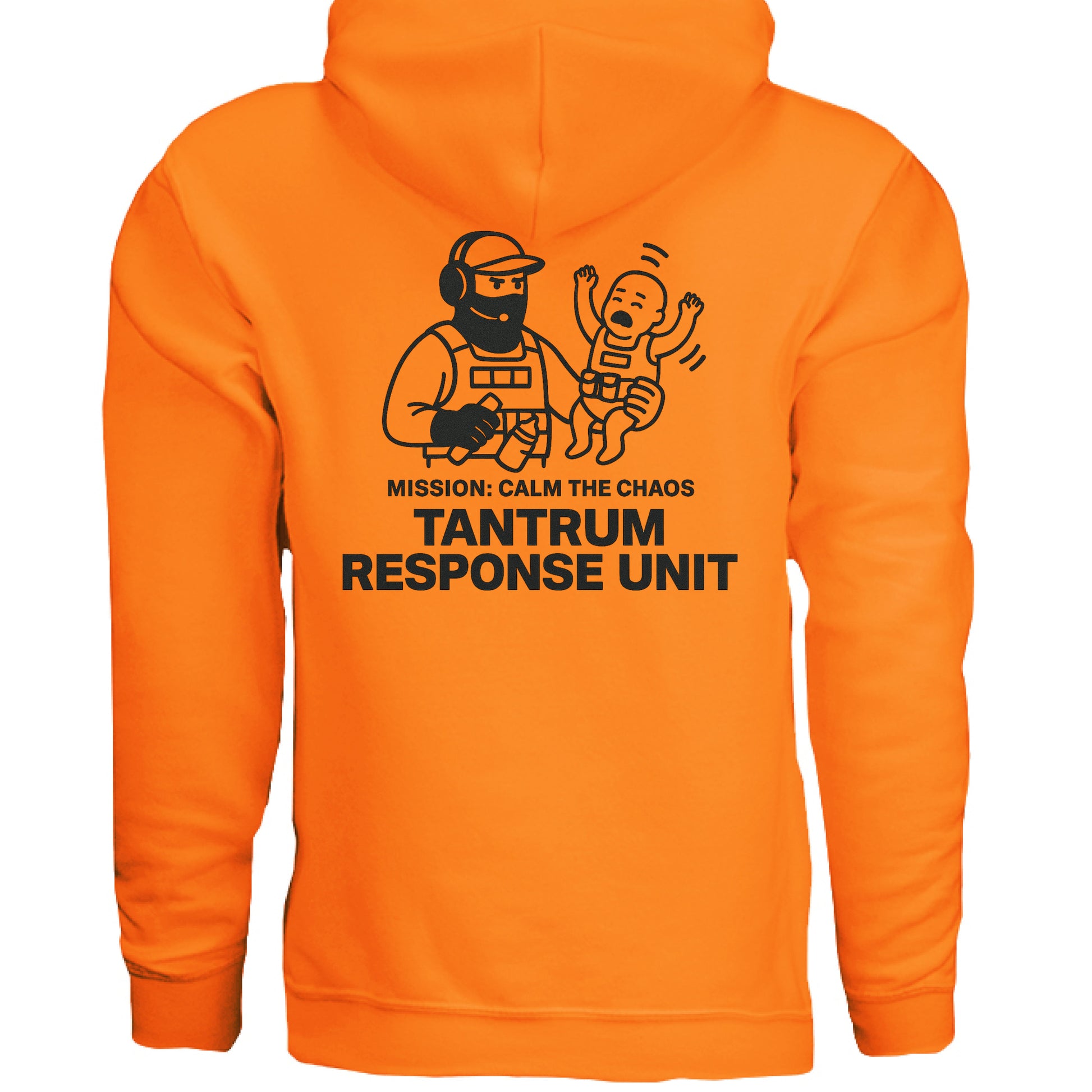 SAFETY ORANGE - BACK