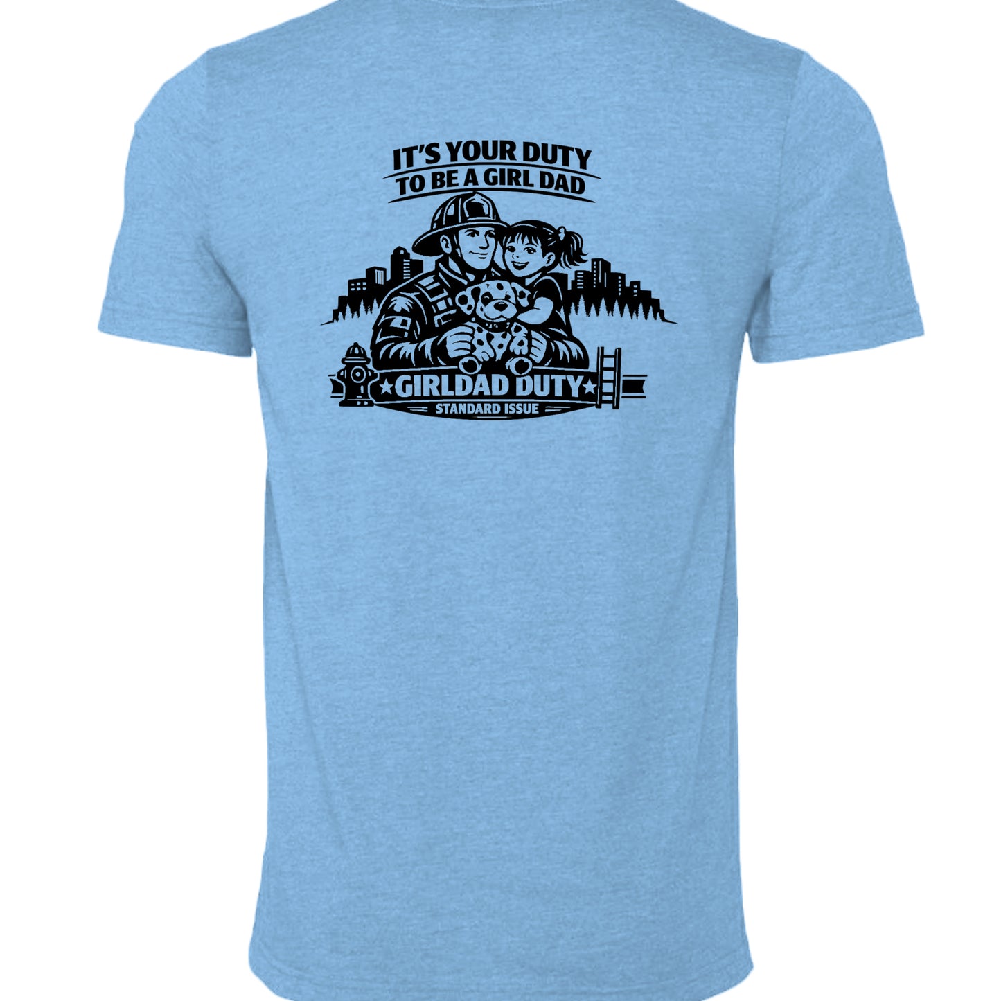 Heather Carolina Blue - 3001CVC - BACK