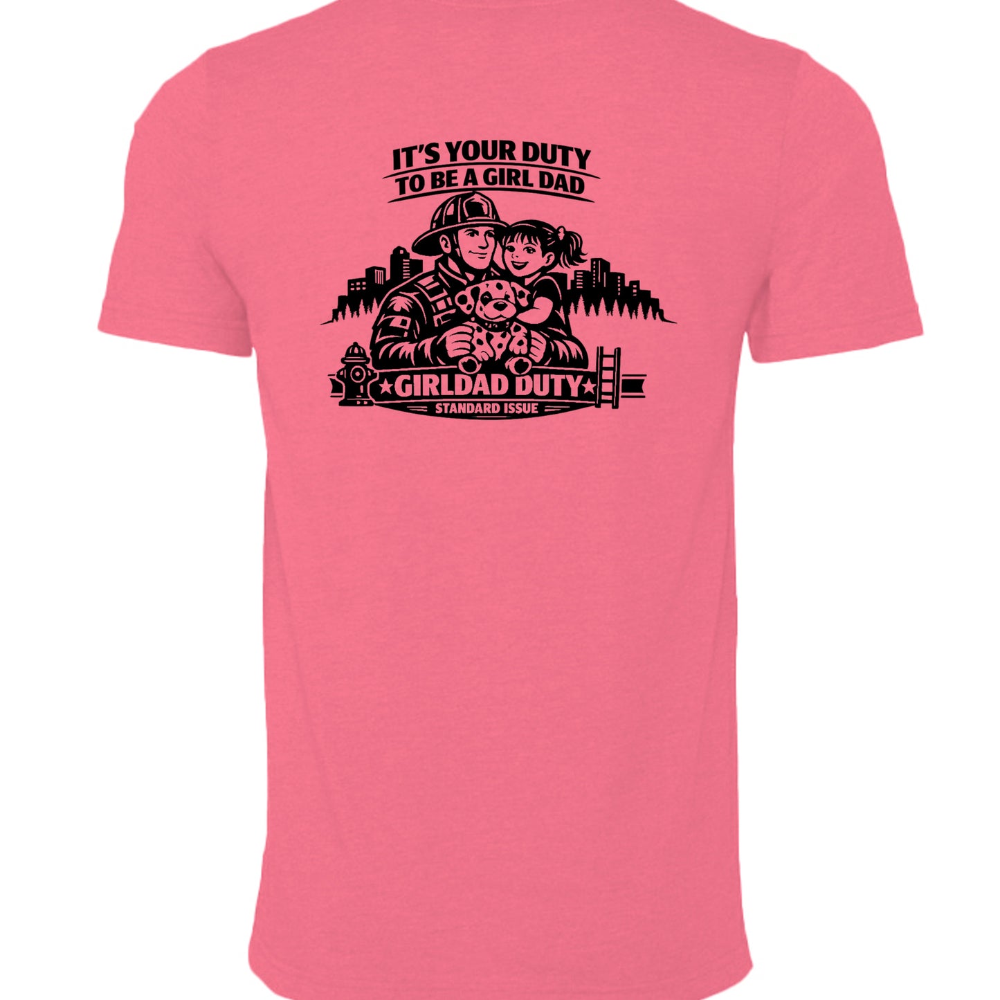 Neon Pink - 3001CVC - BACK