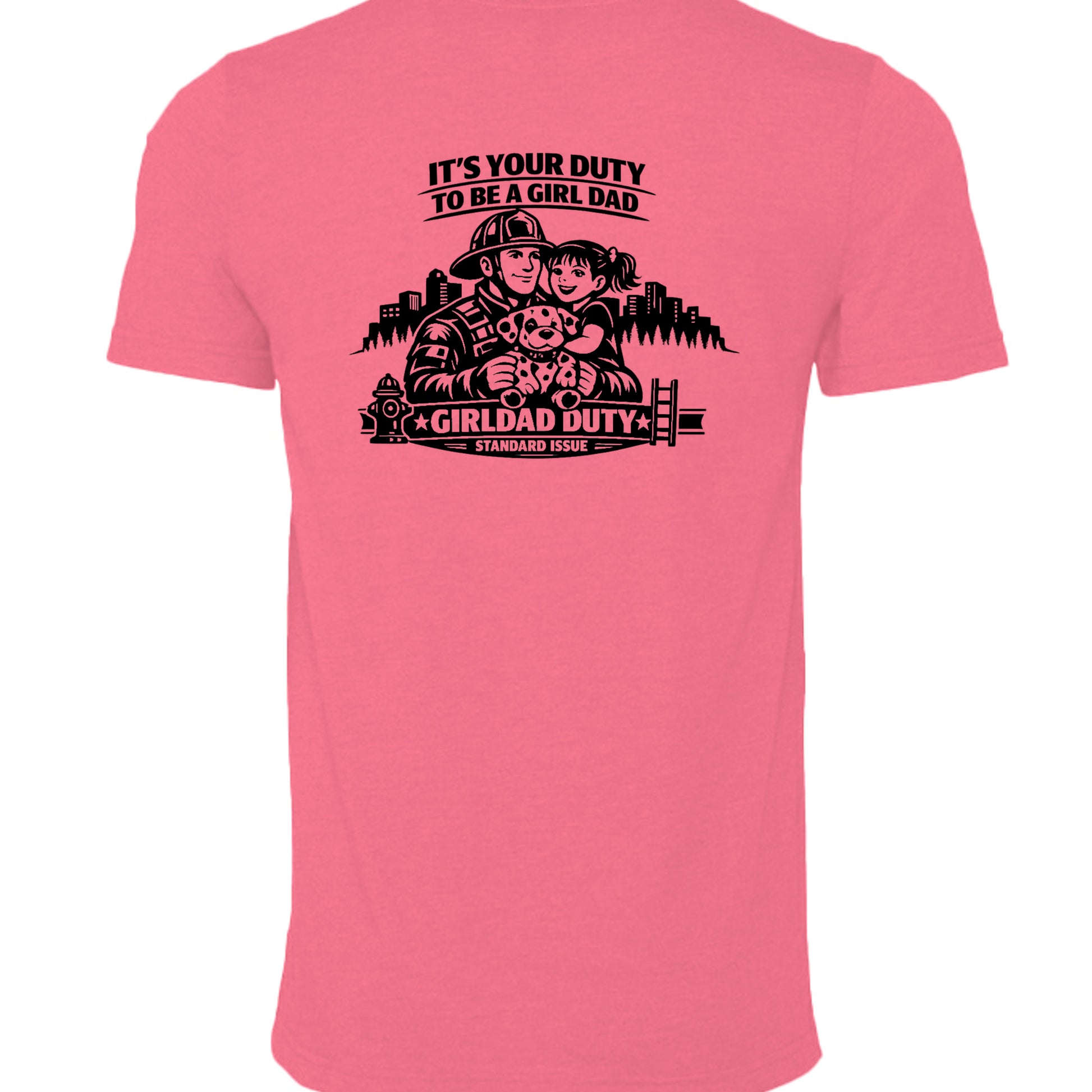 Neon Pink - 3001CVC - BACK