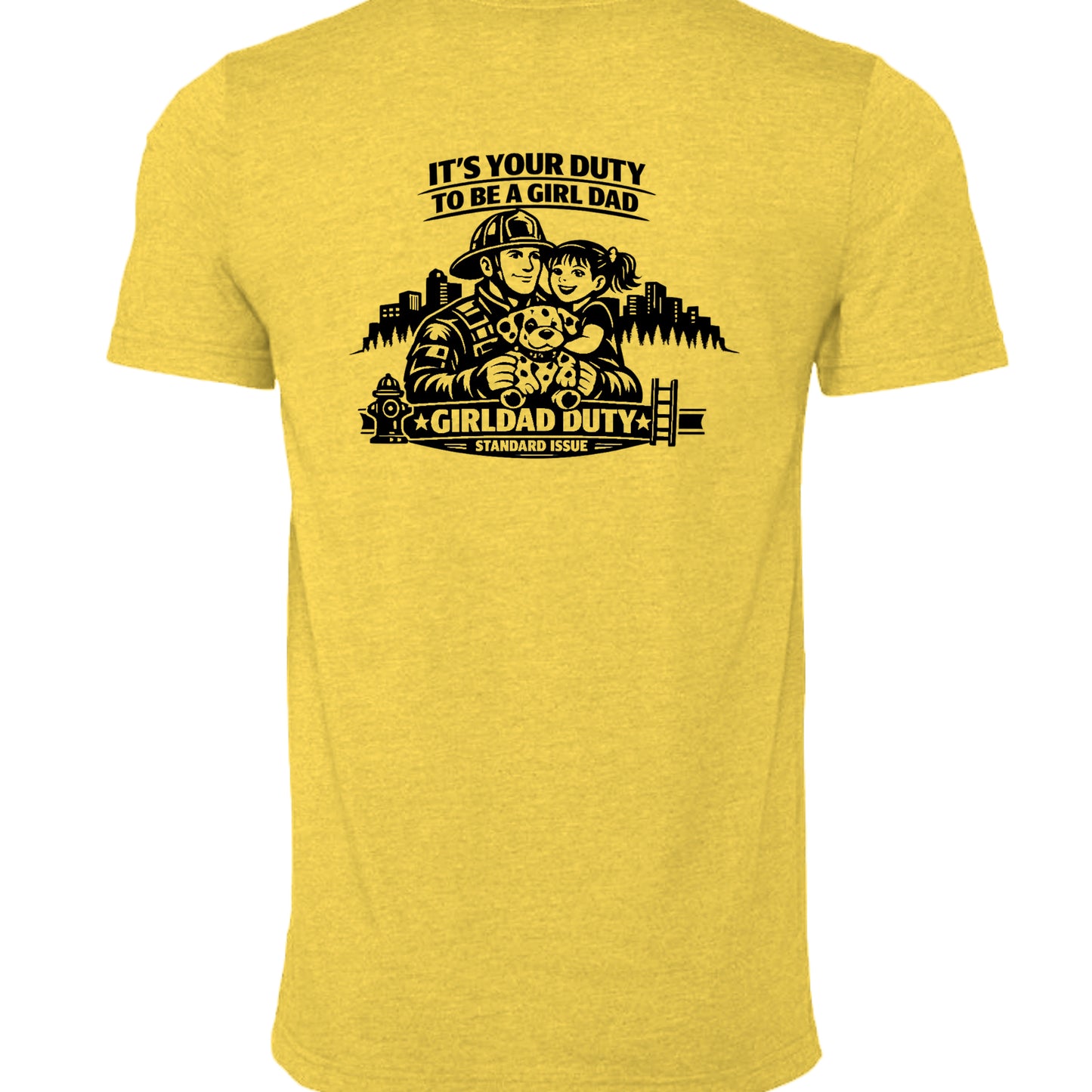 HEATHER YELLOW - 3001CVC - BACK