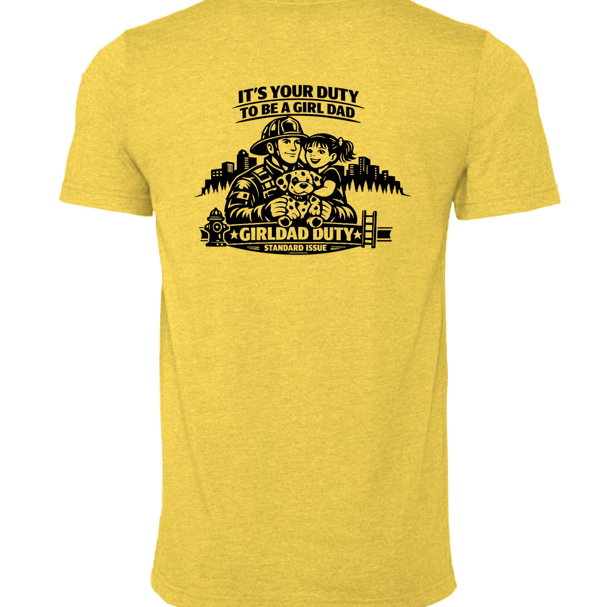 HEATHER YELLOW - 3001CVC - BACK
