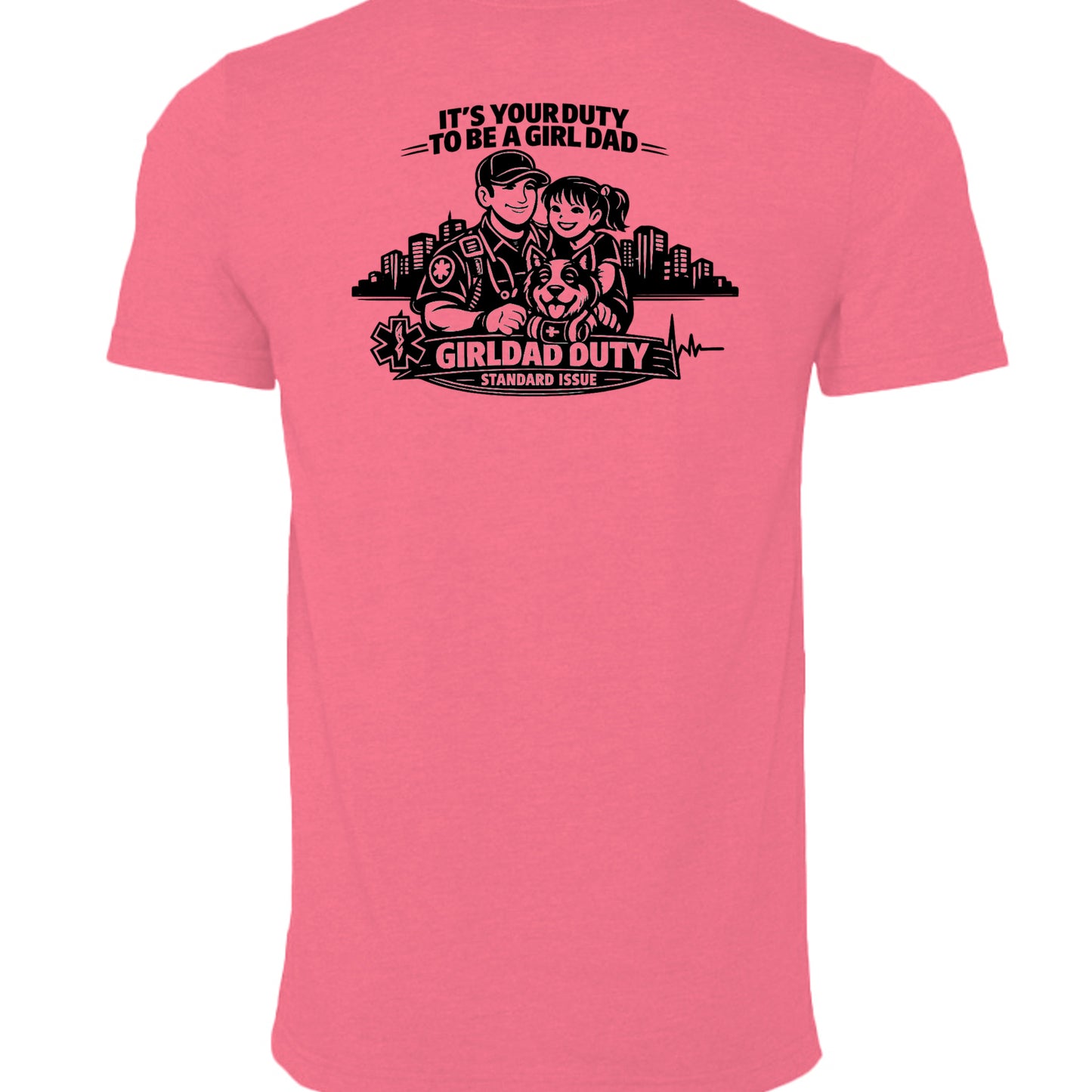 Neon Pink - 3001CVC - BACK