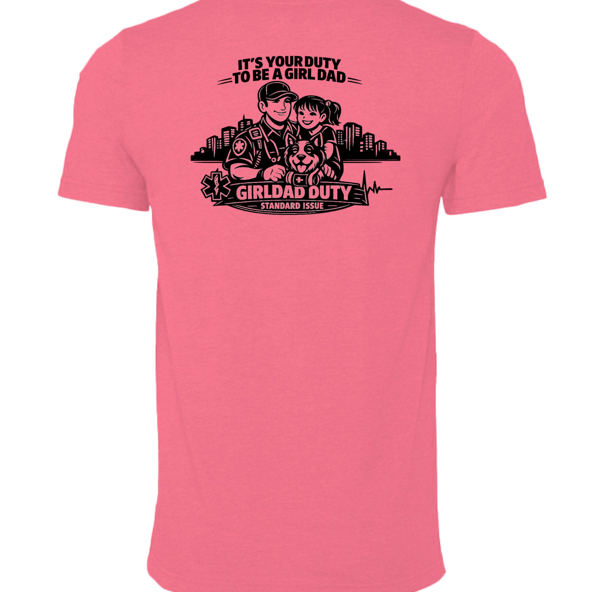 Neon Pink - 3001CVC - BACK