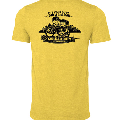 HEATHER YELLOW - 3001CVC - BACK