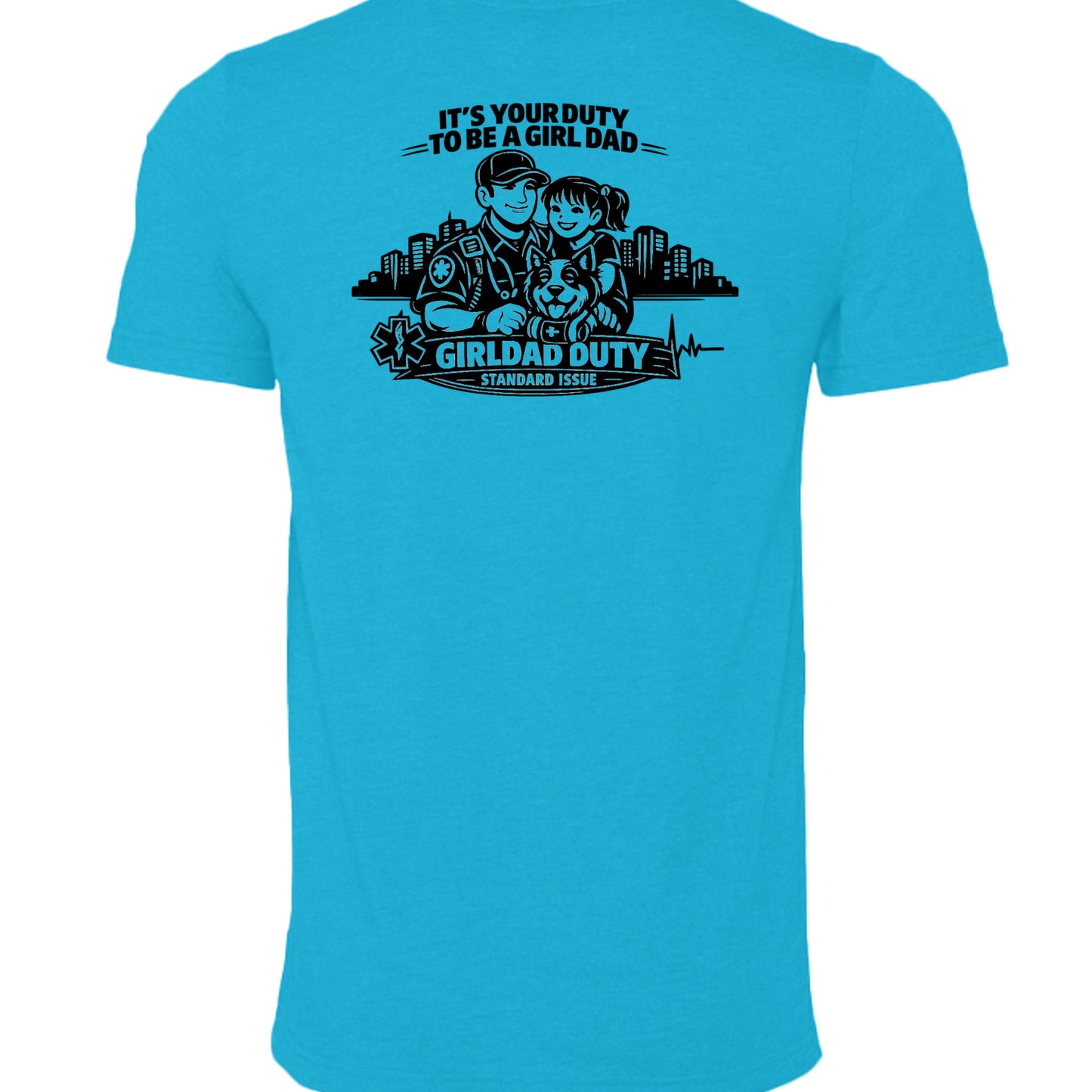 Neon Blue - 3001CVC - BACK