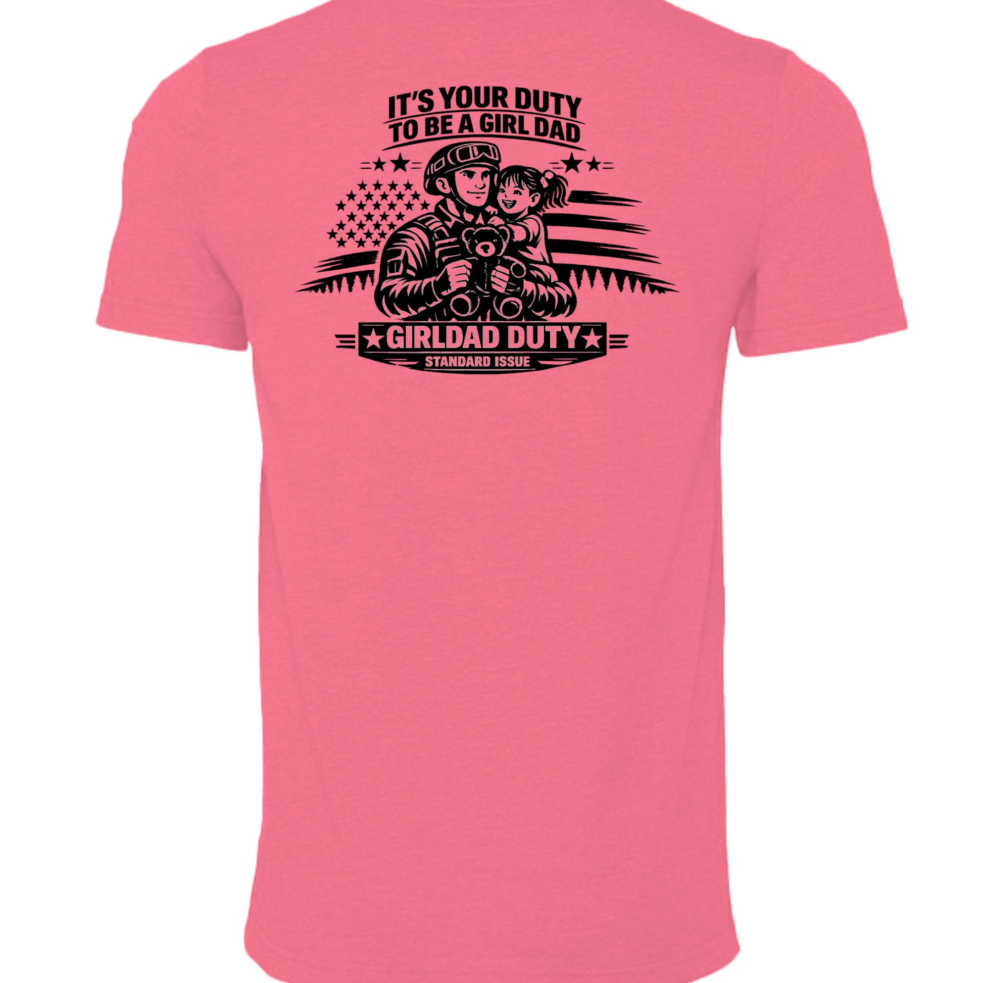 Neon Pink - 3001CVC - BACK